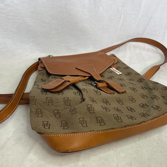 Vintage Dooney and Bourke monogram signature backpack - Picture 4 of 5